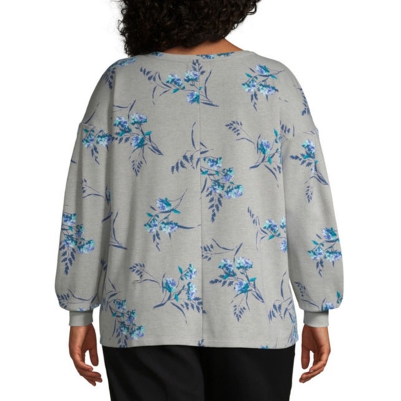 Liz Claiborne Bishop Sleeve Tee - Picture 2 of 2